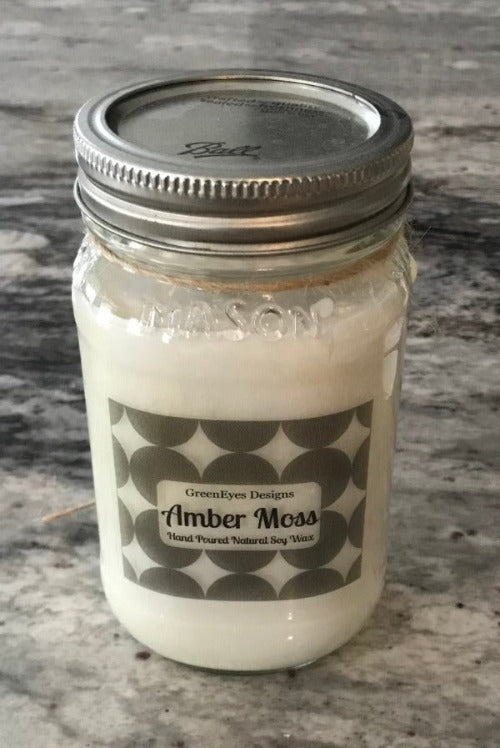 Amber Moss Candles - GreenEyes Design