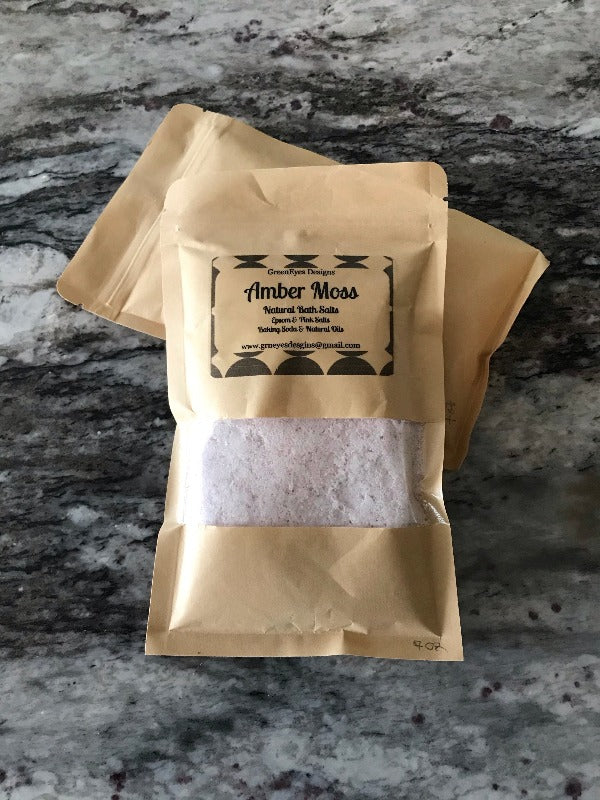 Amber Moss Natural Salt Soak - GreenEyes Design